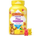 L’il Critters Fiber Daily Gummy Supplement für Kinder, für Verdauungsunterstützung, Berry und Zitronenschlamm, 90 Gummis