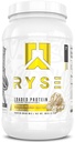 RYSE poudre de protéines chargées - Vanille beurre d'arachide - 25g de protéines de lactosérum isolat et concentré avec fibre prébiotique et MCT - faible teneur en glucides, faible teneur en sucre, friendly - 27 portions / 2 lb Tub