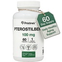 PRISTINE's Pterostilbene 100mg Anti Aging Supplement Kapseln - 60 Tage Versorgung - Lung Health & Mental Clarity Antioxidant - Hohe Bioverfügbarkeit Vegan Non GMO