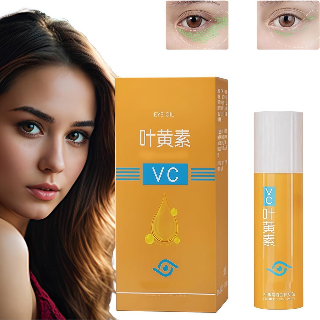 Lutein Eye Essence Öl,Lutein Eye Oil,Lutein ätherisches Öl,RUY Eye Oil,VC Lutein Eye Essence Öl, Eye Oil Massage Ball,Firming Anti-Aging Eye Serum für Augentaschen, Dark Circles。 (1pc, M)