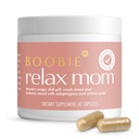 Boobie Relax Mom, Postpartum Stress Support Supplement | Lactation genehmigt | Stimmung und Energie Unterstützung mit Ashwagandha & L-Theanine, 60 Kapseln