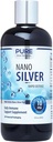 Pure Nano Silber Spray 16oz Refill | 10 PPM Tägliche Immununterstützungsergänzung | Einfach absorbiert kolloidales Nano Silber Spray | Probiotic-Friendly Silver Lösung