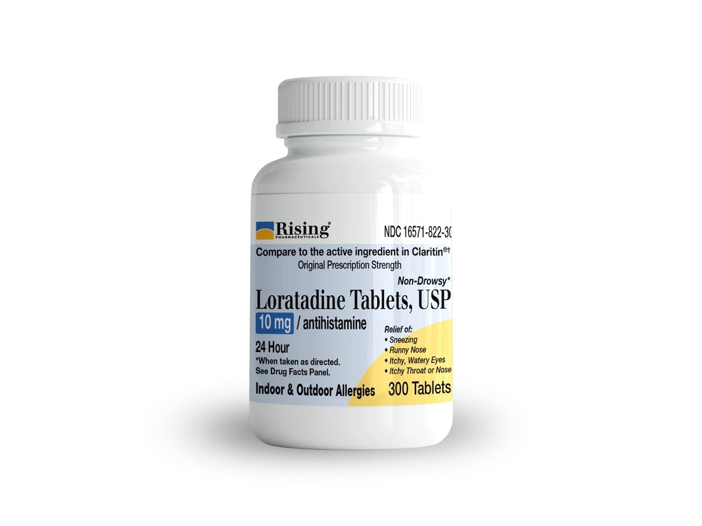 Relief Allergique Pharma Relevant - Comprimés de Loratadine 10mg - Antihistamine, Produit de Relief Allergique - 300 Comprimés
