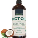 Viva Naturals Organic MCT Öl, 32 fl oz – MCT-Öl für Kaffee, USDA Organic, Non-GMO, Paleo Certified & Keto Friendly, Unterstützt Energie und Psychische Klarheit