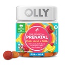 Gummy de multivitamines prénatales, soutient la croissance saine et le développement du cerveau, acide folique, vitamine D, oméga 3 DHA, supplément à croquer, agrumes Berry Flavor, 30 jours d'approvisionnement - 60 Nombre