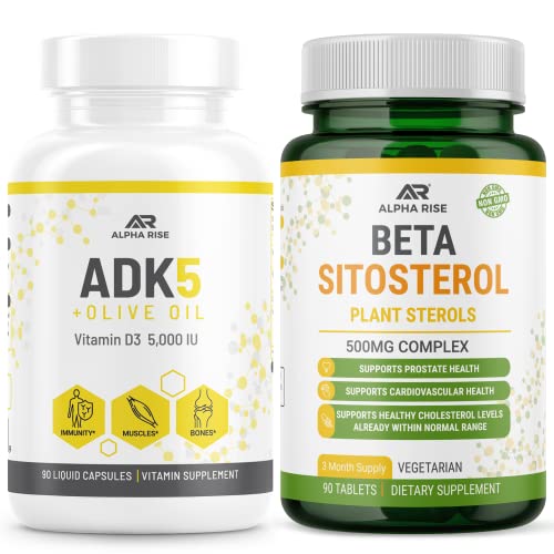 ADK 5 Supplément vitamine + Beta Sitostérol - Stérols végétaux naturels