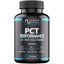 Supplément PCT pour hommes, support post-cycle 3-en-1 et booster naturel avec bloqueur d'estrogène, formule de soutien du foie, fabriqué aux États-Unis, avec Fenugreek, Chrysin, Tongkat Ali, Thistle de lait - 60 capsules