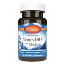 Carlson - DHA de maman avec Choline, rapport DHA 3:1 à EPA trouvé dans le lait maternel, croissance et développement, 60 Softgels