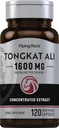 Piping Rock Tongkat Ali | 1600mg | 120 Capsules | Longjack Extract | Herbal Supplement | Non-GMO, Gluten Free