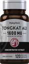 Piping Rock Tongkat Ali | 1600mg | 120 Kapseln | Longjack Extract | Kräuterergänzung | Non-GMO, Gluten Kostenlos
