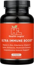 Health Logics Fortify! Kapseln mit Vitamin C, Zink, Elderbeere, Vitamin D, Lysin, Echinacea und Pilzextrakte für leistungsfähige Antioxidante Immununterstützung, 60 Veggie Caps
