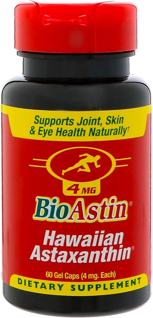 BioAstin Hawaiian Astaxanthin Antioxidans 4 MG (60 Gel Kapseln)