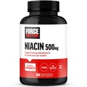 FORCE FACTOR Niacin Vitamin B3 zur Unterstützung von Zellulärer Energie und Herz-Kreislauf-Gesundheit, Niacin 500mg Herz-Gesundheits-Ergänzung, Vegan, kein Gelatine, Nicht-GMO, 100 Gemüsekapseln