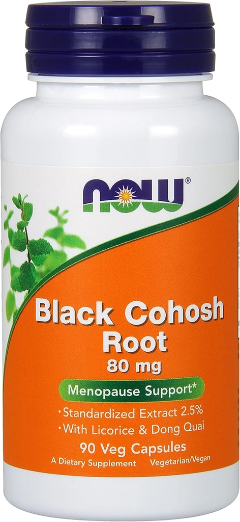 MAINTENANT Black Cohosh 80 mg, 90 Nombre (paquet de 2)