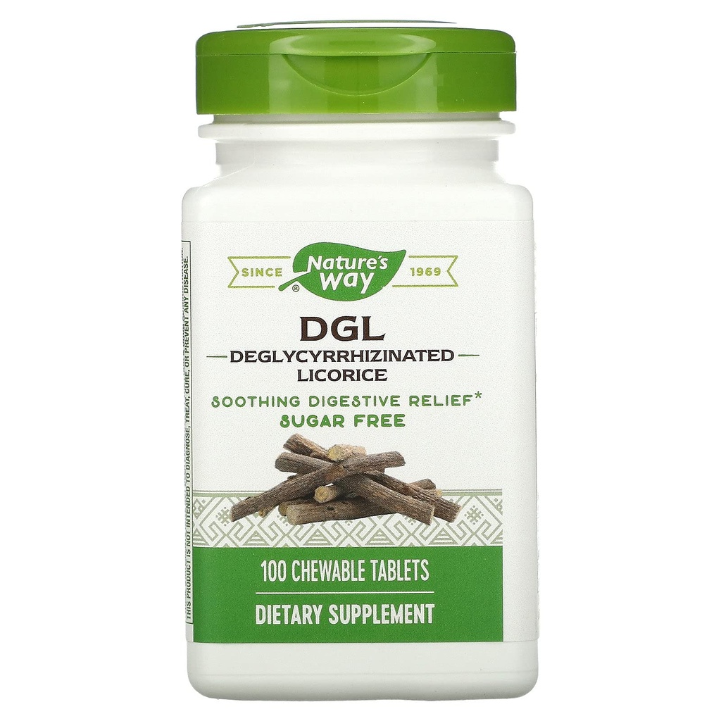 Enzymatic Therapy, DGL (Ohne Fructose), 100 Kautabletten. Pack von 1