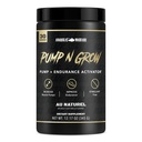 Pompe de guerre anabolique-N-Grow Supplément de pompe musculaire Caféine Préentraînement sans caféine avec L-Citrulline, L-Arginine, Beta-Alanine (Au Naturel – 30 portions)