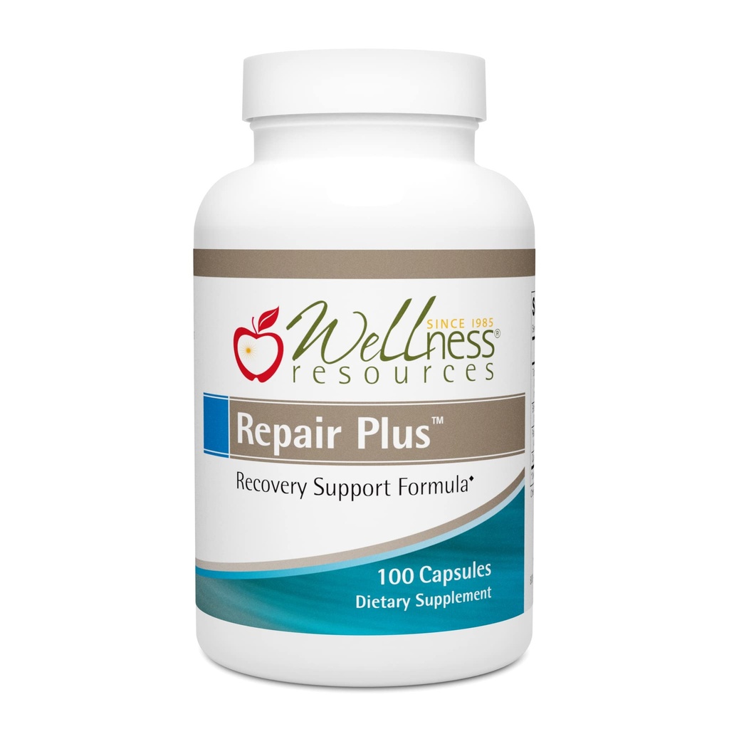 Repair Plus Mit TurmiPure Gold Turmeric (Curcumin) mit Quercetin und Proteolytic Enzymes Bromelain und Papain. für Reparatur, Erholung, Gewebegesundheit und Entzündung (100 Kapseln)
