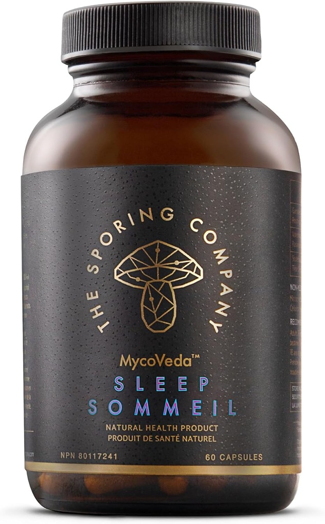 Sommeil - Supplément de sommeil naturel avec Reishi, racine valériane et Crâne.