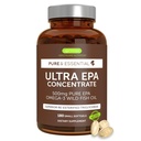 Igennus Ultra Pure Omega-3 EPA 500mg, hochkonzentriertes IFOS zertifiziertes Wild Fish Oil, Advanced rTG Triglycerid Form, Non-GMO, 180 Small Softgels
