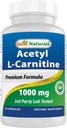 Best Naturals Acetyl L-Carnitin 1000mg Kapsel, 60 Zähler