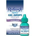 Refresh Optive Gel Drops Lubricant Eye Gel für trockene Augen, 0.33 Oz Steril