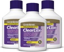 Lax transparent bon sens, Polyéthylène Glycol 3350 Poudre pour solution, Osmotic Laxative, 53.7 Oz, boîte de 3