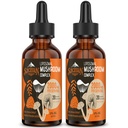 Liposomaler Pilz Complex Drops 2000 MG - 20 Organische Pilzextrakte - Erweiterte flüssige Formel für Immunität, kognitiv und Gedächtnis - Lions Mane Supplement, Reishi, Cordyceps, Chaga, 60 Portionen