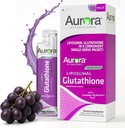 Aurora Nutrascience Micro-Liposomal Liquid Glutathion, Immun- & Antioxidant Gut Health Support Supplement, 500 mg pro Servierung, Glutenfrei, Non-GMO, Zuckerfrei, 10 Einzel-Serve-Packets