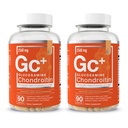 Wesentliche Elemente Glucosamin Chondroitin MSM Boswellia Serrata Hyaluronsäure Supplement Joint Support Antioxidant Supplement für Flexibilität - 180 Kapseln (2-Pack)