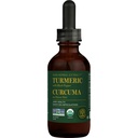 Global Healing Organic Turmeric Curcumin Supplement mit schwarzem Pfeffer Extrakt Flüssigkeitstropfen zur Unterstützung Joint Mobility Relief und Verdauungsgesundheit Multi Turmeric Supplement- 2 Fl Oz