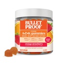 Bulletproof Sugar-Free Orange Erdbeer Vitamine A+D+K Gummie, 60 Count, Keto Ergänzung für Herz, Knochen und Immununterstützung, Neue und verbesserte Formel und Textur, Verpackung Mai Vary