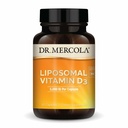 Dr. Mercola Liposomal Vitamin D3 - Unterstützt Herz, Knochen & Immune Gesundheit - 5.000 IU Per Servieren - Non-GMO, Soy Free & Gluten Free - 30 Kapseln (30 Portionen)