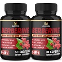 (2 boîtes) Supplément berbère Plus Ceylan cannelle, curcuma, artichaut, chardon de lait, poivre noir - 120 capsules - 4 mois d'approvisionnement