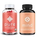 Vinaigre de cidre de pomme pur WellPath avec supplément de cerveau mère et d'esprit avec la Mane de Lion - prend en charge Focus & Memory, 60 Ct chaque