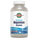 KAL Magnésium Glycinate ActivGels 315mg, entièrement chélaté, supplément de magnésium à haute absorption pour la relaxation, le soutien musculaire et os, non-OGM, sans gluten, 60 portions, 180 Softgels