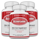 3 Pack- Suppléments de vitamine pour le traitement de l'acné- Comprimés hormonaux à la peau huileuse claire pour les femmes, les hommes, les adolescents et les adultes