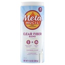 Metamucil Fiber Supplement, Unflavored Clear Mixing Powder, No Grit, No Sugar Hinzugefügt, Pflanzenbasierte Prebiotic Fiber Supplement Blend für tägliche Verdauungsgesundheit, 75 Teelöffel