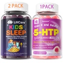 5HTP Gummies with Magnesium Glycinate + Kids Sleep Gummies - Magnesium Glycinate Gummies