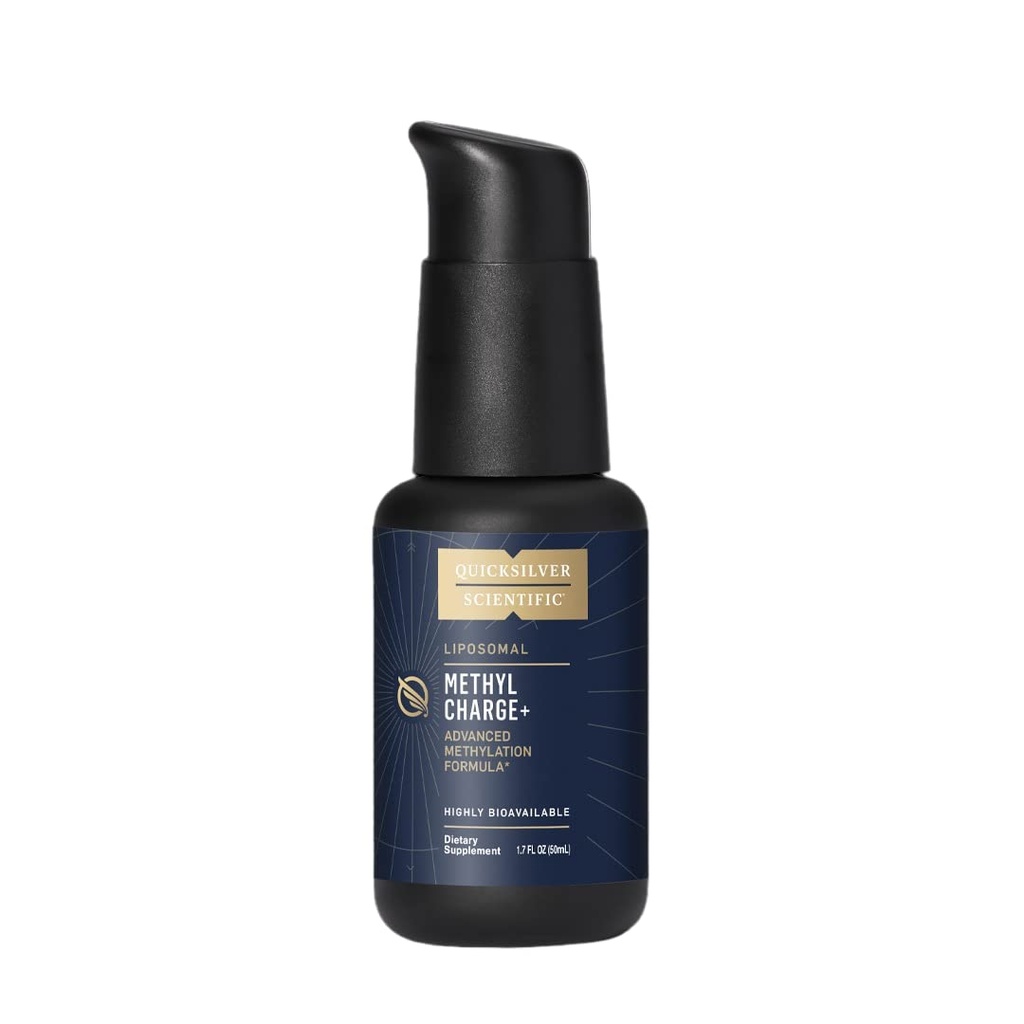 Quicksilver charge scientifique de méthyle - méthylation, foie, detox + supplément énergétique - Folate, vitamine B12, Riboflavine, vitamine B6 + supplément TMG avec absorption supérieure - Vitamines Vegan B (50ml)