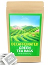 TeeLux Decaf Grüne Teebeutel, Reiner dekoffeinierter Grüner Tee, Super Antioxidant, 100 Count Teebeutel für Heiß & Iced Tee