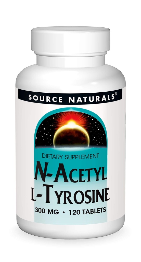 Quelle Naturals N-Acetyl L-Tyrosine Nahrungsergänzung - 120 Tabletten