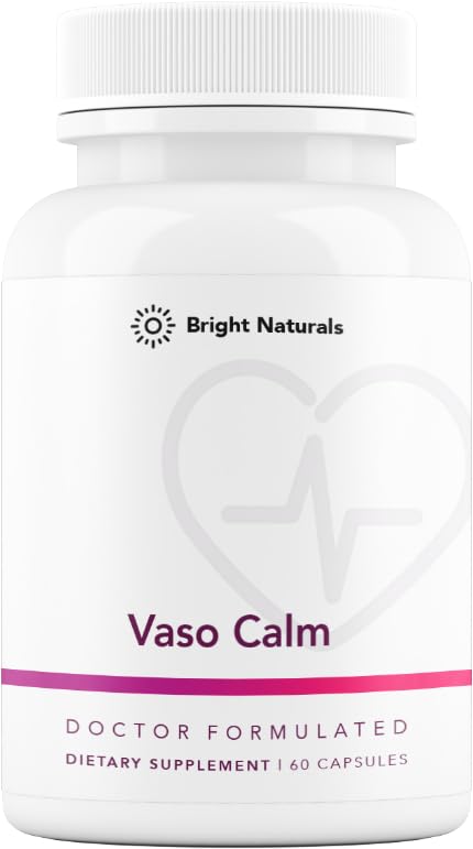 Vaso Calm - Healthy Blood Balance Supplement - Eigenschaften Fermented Knoblauch, Celery and Grape Seed Extract, Hibiscus und Vitamin K2 - Made in USA