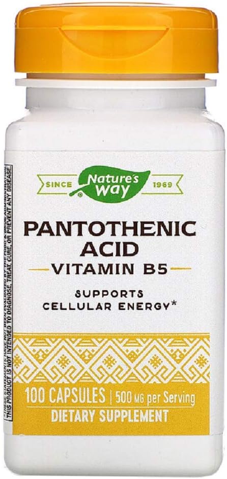 Acide pantothénique de la nature, 100 comtes (paquet de 2)