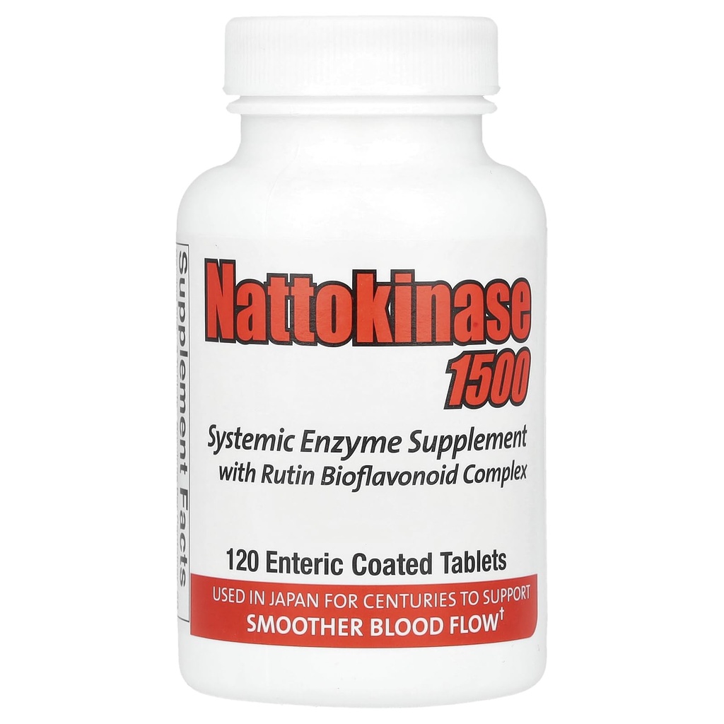 Natürliche Vitamine - Nattokinase - 120 Tabletten
