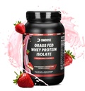 DMoose Grass Fed Whey Protein Powder - für Muskelwachstum & Erholung, Natürlich gesüßt & Flavored, reich an Aminosäuren, Fast Absorbing Performance Formula (2 Lbs, Erdbeere)