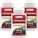 Best Naturals L-Glutamin 1000 mg 180 Tabletten (180 Count (Pack von 3))