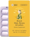 Suppléments de croissance des cheveux de Heebin avec Biotin 4000 mcg, DHT Blocker et collagène, pour la perte de cheveux, la minceur et la repousse, 60 comprimés, 2 mois d'approvisionnement