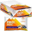 PROBAR - MEAL Bar, Blueberry Muffin, Non-GMO, Glutenfrei, Gesund, Pflanzenbasiert, Ganzwertig Zutaten, Natürliche Energie (12 Zähler)