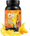 GH Whey Protein, Ultra Premium Faster Recovery, Absorption et croissance musculaire maigre (1,1lbs, Mango Flavor)