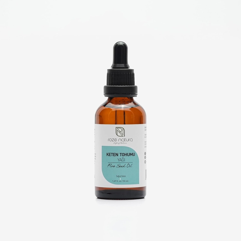 Huile de lin pressée à froid, de 1,69 oz (50ml)